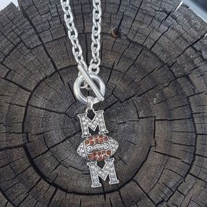 𝅺⬇️Price Drop⬇️ Football Mom Toggle Necklace